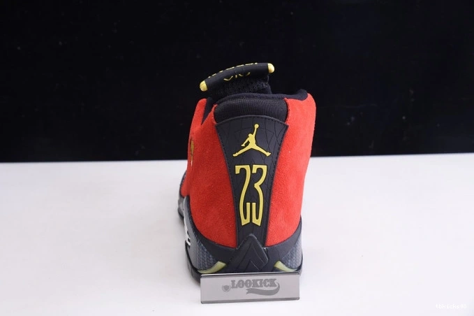 Cheap TBkick Challenge Red Retro Jordan 14 654459-670 Air 0731